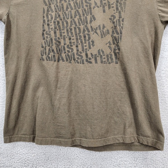 Vintage Amsterdam Holland Graphic T Shirt Mens‎ XL Olive Green Tourist Tee - Picture 6 of 13